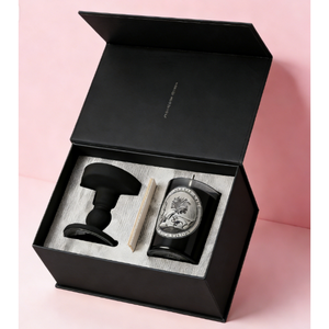 Boîte rigide magnétique en carton rouge gaufré 2 mm, personnalisable avec logo, pour parfums et cosmétiques de luxe – Vente en gros - Product Image 1