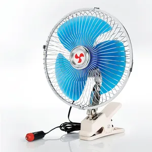 Factory Good Price Wholesale 10" Inch 12v 24v DC Oscillating Cooling Car Fan Mini Electrical Fan For Car