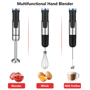 USB không dây tay máy xay sinh tố cho hộ gia đình sử dụng đa chức năng ngâm với Whisk và sữa Frother cho súp và sinh tố trộn - Product Image 3