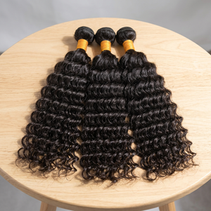 Extensions de cheveux bouclés du temple indien brut Double trame Cheveux humains vierges Vagues droites et soyeuses Fabricant Fournisseur en Inde - Product Image 5