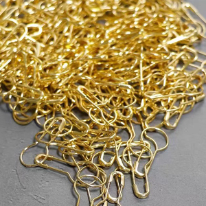 Chuỗi may mặc 22mm treo tag bầu an toàn <span class=keywords><strong>Pin</strong></span> lê hình an toàn <span class=keywords><strong>Pin</strong></span> - Product Image 5