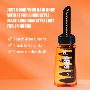 <span class=keywords><strong>Gel</strong></span> coiffant extrême pour hommes, <span class=keywords><strong>gel</strong></span> coiffant pour cheveux bouclés, cire coiffante, <span class=keywords><strong>gel</strong></span> coiffant personnalisé avec peigne - Product Image 5