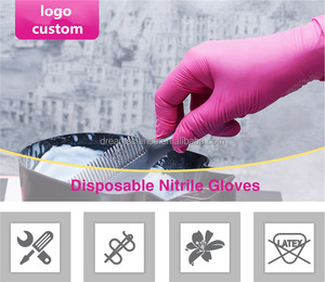 Groothandel Latex Gratis Kapper Haar Wassen Keuken Tattoo Schoonheidssalon Nail Art Food Service Pure Nitril Handschoen Wegwerp Handschoenen - Product Image 4