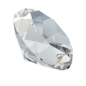 Pierre décorative en cristal de diamant 60 mm, pièce d'appoint pour bureau - Product Image 1