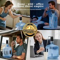 Nouvelle Arrivée 2026 Distributeur d'Eau Électrique Portable 3 Gallons Pompe à Eau Universelle Rechargeable par USB