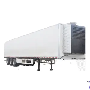 JIANXING haute qualité 30-40T semi-remorque réfrigérateur camion grande camionnette réfrigérée camions boîte Semi-remorque