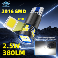 Ampoules Led T10 W5W 194 501 Canbus 18SMD 2016 lampes de dôme de carte intérieure T10 ampoules Led pour voiture