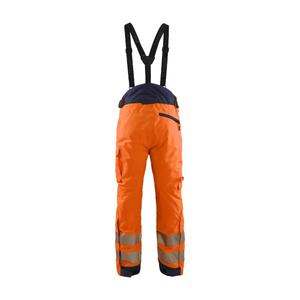 BLAKLADER - 1875197753895XL Pantalon d'hiver haute visibilité Orange/Bleu marine-EAN 7330509864487 HI-VIS WORKWEAR - Product Image 2
