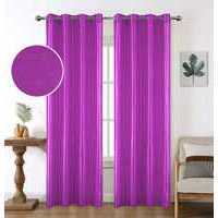 Tende in poliestere viola intenso 140x228 cm con 8 occhielli-46 set Per scatola Per il commercio all'ingrosso - Product Image 1