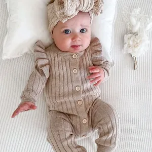 IWF Custom ized 100% Bio-Baumwolle Baby Kinder Kleidung Stram pler Pullover Anzug