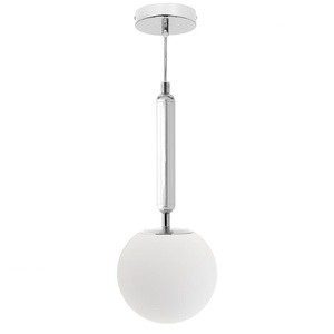 Colgante 1xE27 en cromo, dimensiones 15x15 cm, ideal para iluminar espacios y decorar interiores. - Product Image 1