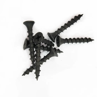 Factory Supply Black Bugle Head Drywall Screw Coarse Fine Thread Carbon Steel Fastener Durable Tapping Screw