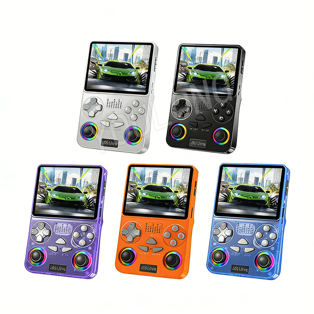 [New] [Hot]J36 Ultra Handheld Game Console 3.5 Inch Screen 64GB 20,000+ Games Large Battery Retro Portable Video Gaming Console