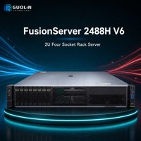 Serveur en rack FusionServer 2488H V6 pour l'hébergement des petites entreprises, la sauvegarde de bases de données et les applications d'entreprise