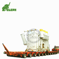 Remorque surbaissée modulaire hydraulique multi-essieux 100 200 250 tonnes