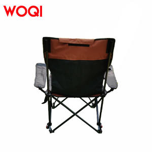 Silla plegable Woqi de tela Oxford reclinable con almohada, portavasos y bolsillos laterales para uso en exteriores, camping y jardín. - Product Image 3