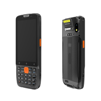 PDA Genggam Android 13 Tangguh 4+64GB 4G Dual Nano Sim Card, Terminal Data Inventaris, Pemindai Barcode 1D 2D Qr