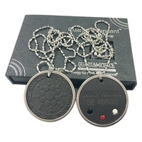 Prix d'usine Technologie japonaise Énergie scalaire de la science quantique Pendentif bohème en pierre de lave pour enfants en forme de fleur 3 pierres