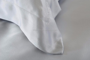 4 pièces 100% Mulberry Charmeuse <span class=keywords><strong>En</strong></span> Soie Ensemble de Draps Sans Soudure Profond pour Lit Queen - Product Image 5