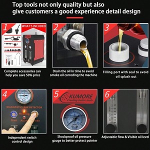 סיטונאי 12v מכונת עשן מכונת גלאי מערכת עבור מכוניות evap ציוד דליפות מערכת בודק כלי אבחון - Product Image 3