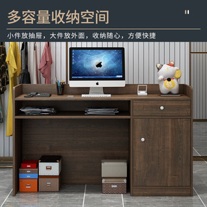 Đơn giản tư vấn bàn tiếp tân tiền mặt nhà hàng sang trọng quầy Bar di động cửa hàng tiệm hớt tóc Salon bàn tiếp tân - Product Image 3