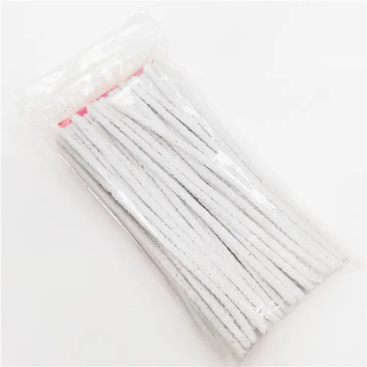 Wholesale disposable Cotton microfiber Smoking Tobacco accessories Pipe Cleaners For Cleaning Pipe Absorbent Pipe Cleaner