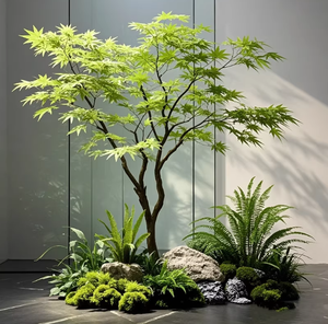 Plantes vertes artificielles pour le bureau, l'hôtel, <span class=keywords><strong>sous</strong></span> les escaliers et l'aménagement paysager intérieur - Product Image 3