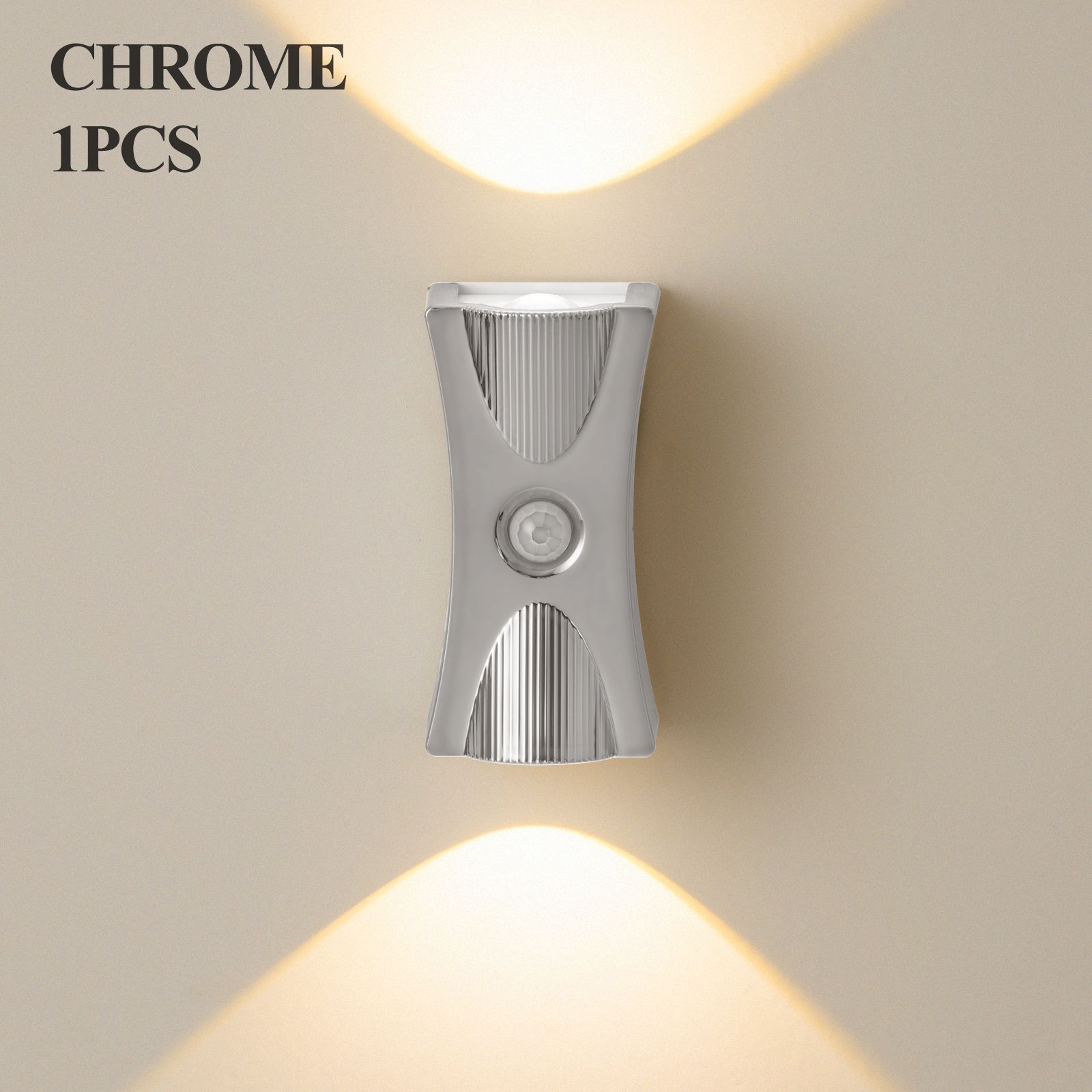 Silver-frame Three-light Dimmable