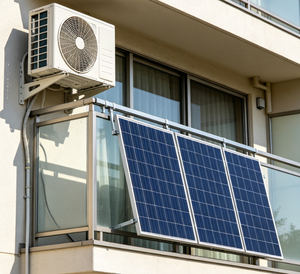 Climatiseur solaire hybride hors réseau R32 avec économie d'énergie et déshumidificateur pour usage domestique et professionnel, design compact adapté à diverses conditions de vent - Product Image 2