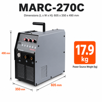 Poste à souder multifonction 220V MIG MAG MMA Lift TIG, machine à souder 0,8-1,2 mm, équipement de soudage à gaz CO2 ou sans gaz