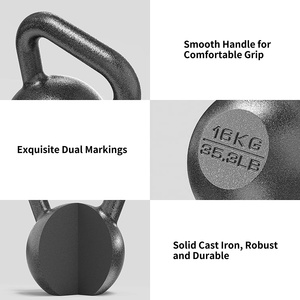 Factory Cast Iron <strong>Kettlebell</strong> for Home/Commercial Gym Muscle Training Heavy-Duty Hand <strong>Weights</strong> Delicate Finished Kettle Bell - Product Image 2
