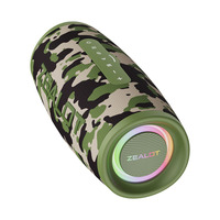 Nouvelle Enceinte Extérieure ZEALOT S56 40W 2026 avec Double Haut-parleur 66mm, Étanchéité IPX6, Batterie 8000mAh et Basses Puissantes