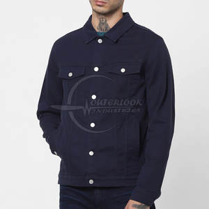 Nouvelle arrivée Custom Made Men's Jeans Jacket Dernière conception à un prix - Product Image 1