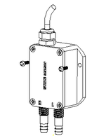 Capteur de pression différentielle pneumatique 0-5V pour le vent et l'air, transmetteur de pression différentielle de gaz