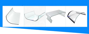 Customized 5mm-12mm Curved Tempered Glass for Outdoor & Bathroom for Architectural Hot Bending Glass Panel - Product Image 2