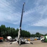 Grue araignée de 5 tonnes - Électrique, diesel, mini-grue de levage hydraulique, avec stabilisateurs, sans fil, certifiée CE