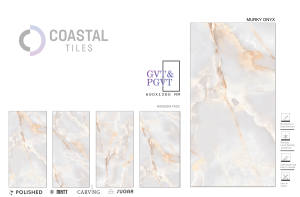 Carreaux en porcelaine polie MURKY ONYX 800x800MM / 32X32 Carreaux de qualité supérieure Carreaux côtiers - Product Image 2