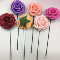 Saint Valentin DIY bouquet décoration mousse rose mariage décoration PE fleur