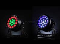 Par Can en alliage d'aluminium silencieux DMX512 25 Led 19x12w 18/20x18W RGBWA UV 6in1 LED Par Light Professional Stage Lights
