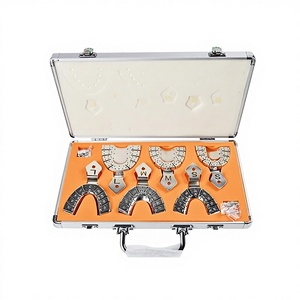 Horyndent Bandeja para Prótesis Dental <span class=keywords><strong>de</strong></span> Acero Inoxidable Clase I, Desmontable, Esterilizable a Alta Temperatura, para Arcada <span class=keywords><strong>Completa</strong></span> Superior/Inferior - Product Image 1