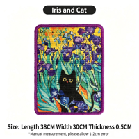 Griffoir pour chat en sisal personnalisable et réglable, à fixer au mur, vertical, résistant à la déchirure, sans perte de fibres, jouet sûr pour animaux de compagnie