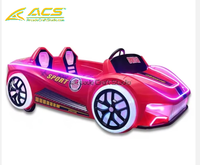 Voiture de sport deux places ACS bleue, véhicule d'amusement lumineux pour arcade intérieure, divertissement commercial, centre commercial, école