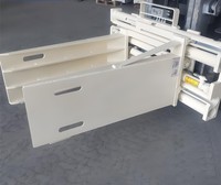 Pince à balles textile spécifique pour lin, à bras allongés et extrémités arrondies, adaptée aux balles de lin et aux déchets textiles