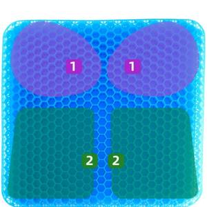 เบาะเจลที่นั่งไข่ทรงสี่เหลี่ยมนุ่มสบายสำหรับเก้าอี้สำนักงานเบาะนั่งรถยนต์ - Product Image 5