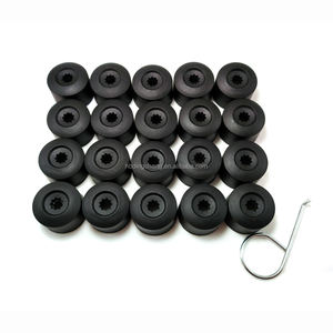 Capuchons d'écrou <span class=keywords><strong>de</strong></span> <span class=keywords><strong>roue</strong></span> gris 19mm avec clips <span class=keywords><strong>pour</strong></span> BYD Toyota Mercedes-Benz Audi - Product Image 5