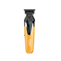 Tondeuse à cheveux professionnelle sans fil avec lames en acier inoxydable, base de charge USB et écran en anglais pour usage domestique et hôtelier