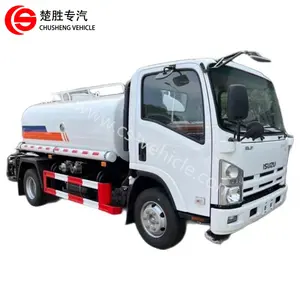 Camion pulvérisateur d'eau I-S-U-Z-U 4X2 de marque japonaise pour l'eau potable avec réservoir d'eau de 7000 litres