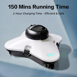 Smart Home Pool Vacuum Cleaner Rechargeable Automatic Underwater Cleaning 1800L Filtration Capacity Plastic Body - Product Image 2