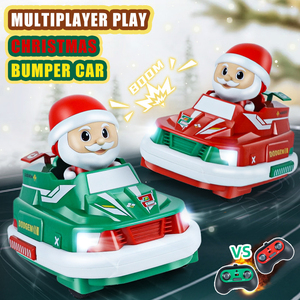 2,4 Ghz Santa Claus Rc Navidad parachoques coche Control remoto eyector catapulta vehículos Navidad parachoques choque coche con música ligera - Product Image 2