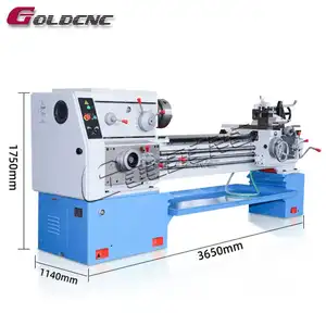 Horizontal Manual Metal Torno Máquina CA6240 Correia Movimentação Metal Torno com sela